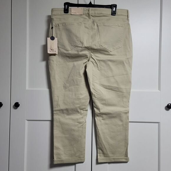 NYDJ chloe skinny Capri jeans with roll cuffs - Picture 7 of 12